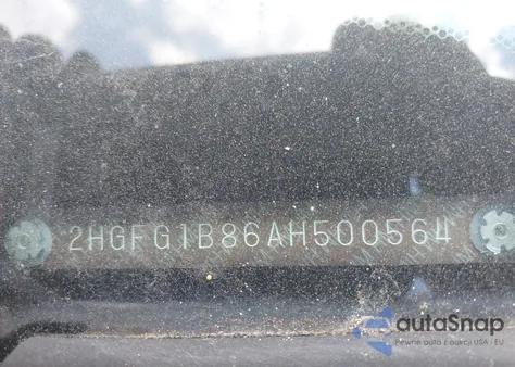 2010 Honda Civic Ex from USA, damaged, VIN 2HGFG1B86AH500564